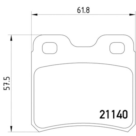 Pagid Brakes Disc Brake Pad, 355007451 355007451